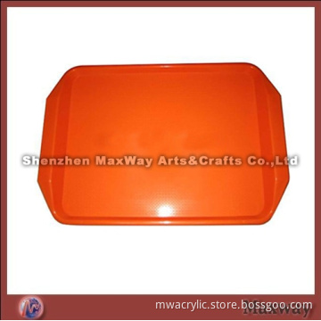 Orange Perspex Fruit Tray